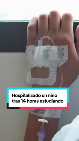 😱 Un niño acaba hospitalizado tras hacer deberes 14 horas seguidas #china #españa #noticiastiktok #estudio #deberes 