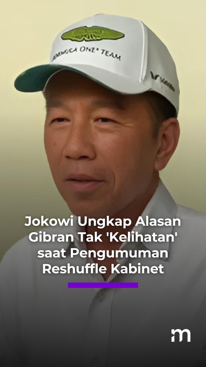 Presiden Joko Widodo menjelaskan ketidakhadiran Wakil Presiden Gibran Rakabuming saat Presiden Prabowo Subianto mengumumkan reshuffle kabinet pada 17 September 2025 karena Gibran sedang menjalankan tugas ke Papua Nugini. Jokowi menegaskan bahwa perombakan kabinet merupakan hak prerogatif penuh presiden sesuai konstitusi. #merdekadotcom #intrnike #mdkan