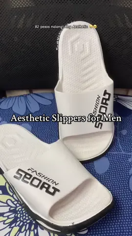 Ang Aesthetic Grabe! #slippers #slippersformen #aestheticslippers #menslippers #affordableslippers 