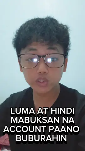 lumang account sa Facebook na hindi na mabuksan paano mabubura #fyp #tutorial 