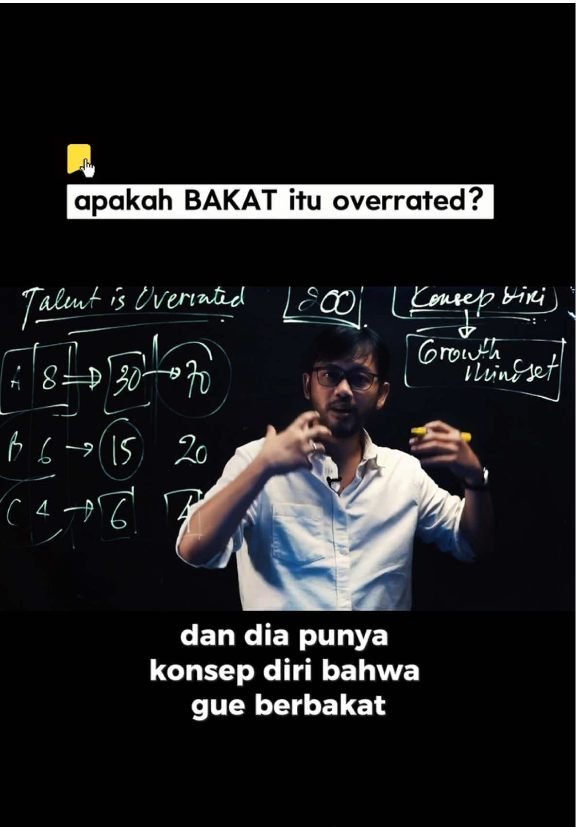 Kalau semua alasan lo jatuh ke “gue nggak berbakat”, selamat… lo baru aja ngebohongin diri lo sendiri #zenius #sabdaps #fyp #utbk #bakat 