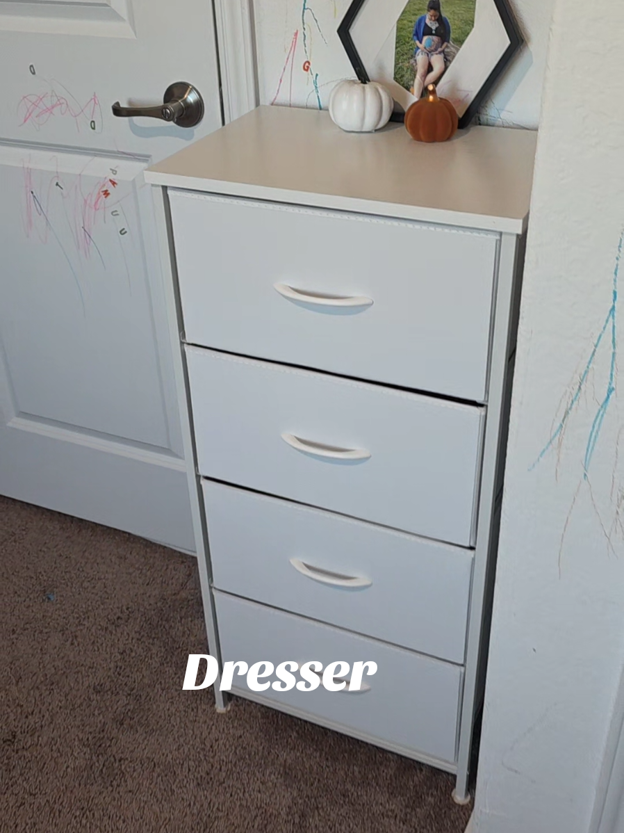Modern 4-Drawer Dresser – Stylish Storage Solution for Bedroom, Closet, or Entryway | Minimalist, Space-Saving Furniture for Home Organization #4drawerdresser #cajonera #drawerdresser #dresser #whitedresser 