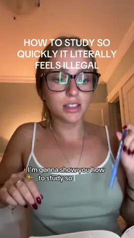 How to study so quickly it literally feels ILLEGAL #studytok #student #university #StudyTips #studleyai 