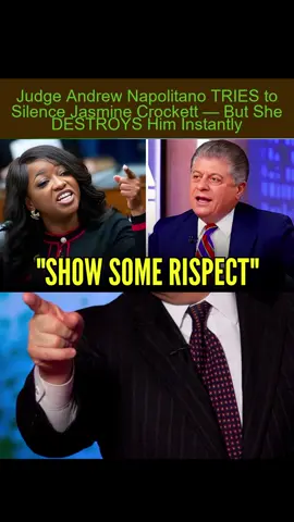 Judge Andrew Napolitano TRIES to Silence Jasmine Crockett — But She DESTROYS Him Instantly#political #breakingnews #jasminecrockett 