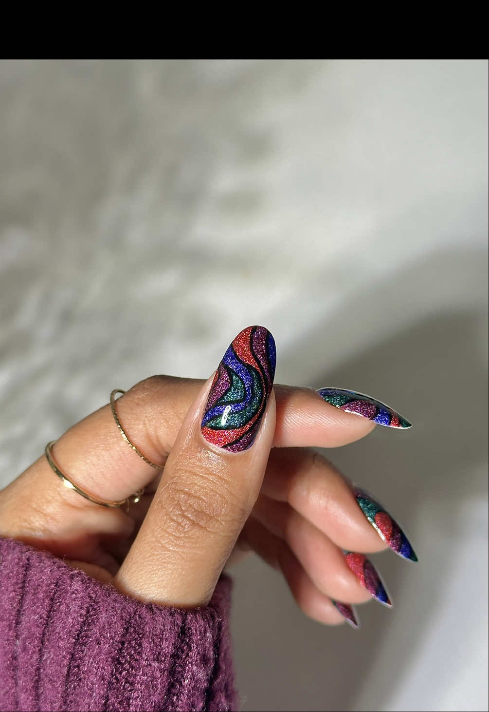 Stained Glass Renaissance 🏰⚜️ Bringing gothic architecture vibes alive using the new @holotaco collection Holo Renaissance 🥀 this collection makes me SO excited for fall and Halloween season!!  Tutorial coming soon ✨ @Holo Taco Holo Renaissance (pr)  #nails #nailart #stainedglassartist #stainedglassart #stainedglassnails 