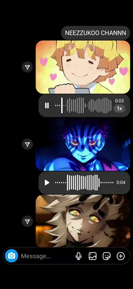 NEZUKOOO CHANNN with my voice xD #anime #demonslayer #kny #voiceacting #fyp 