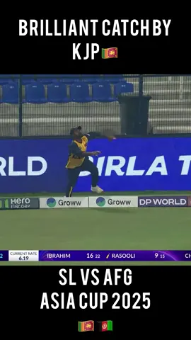 Brilliant catch by KJP❤️ #slvsafg #asiacup2025 #brilliantcatch #kjp #kusaljanithperera 