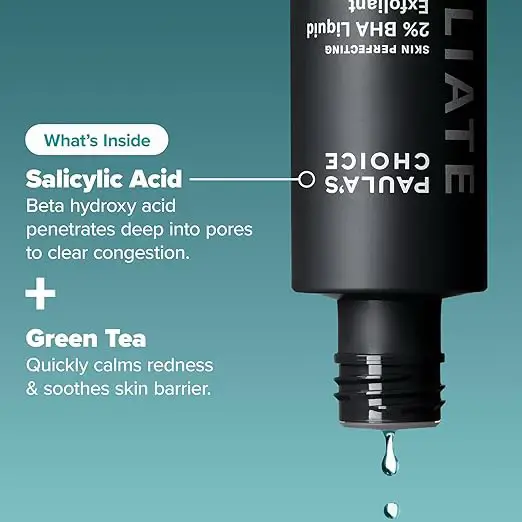 Paula’s Choice 2% BHA Exfoliant 🌸 #1 cult-favorite exfoliant ✨ unclogs pores, smooths fine lines & clears blackheads for glowing skin 💖 @PaulasChoice 🌐 Link in bio #Skincare #Exfoliant #BHA #PaulasChoice    paulas choice exfoliant, bha exfoliant, blackhead remover, pore minimizing, teen skincare, glowing skin 