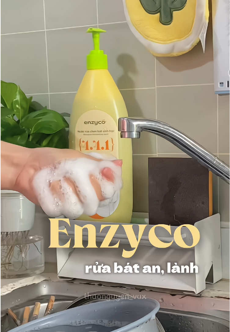 Nước rửa chén bát sinh học Enzyco ✨ #enzyco #nuocruabatsinhhoc #nuocruabat #nuocruachenbat #review 