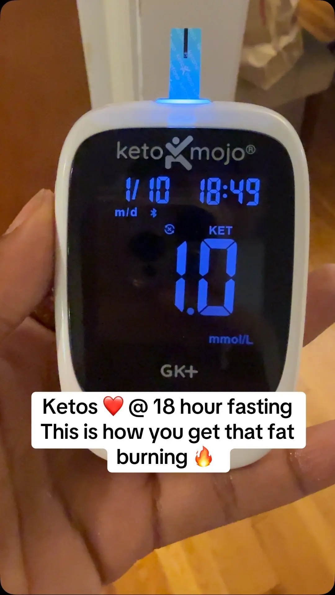 Intermittent fasting + exercising early morning activates keto 