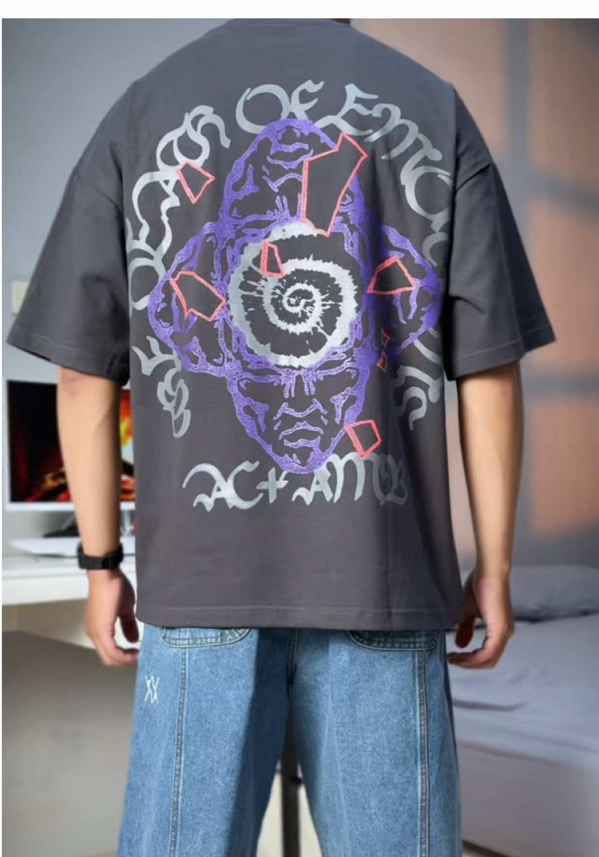 Yang Abu Cakep Banget Uuuy #kaosboxy #kaosoversize #kaosbrandlokal #accentambios  