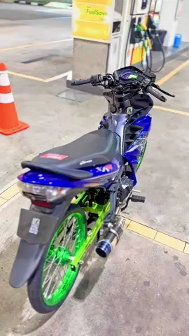 New setup💙💚#x1r #x1rmalaysia #jbstyle #lc135 #yamaha #foryou #4u #v8nation🇲🇾 #