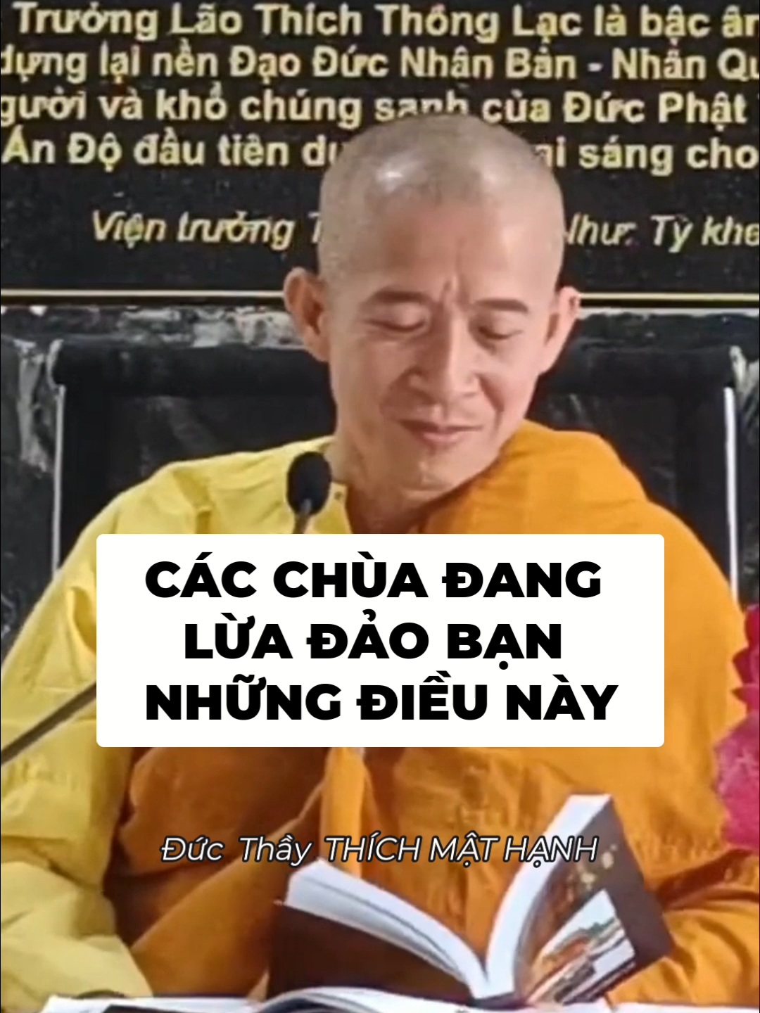 Các Chùa Đang Lừa Đảo Bạn Những Điều Này #depmetin #metin #luadao #ducthaythichmathanh #tuvienchonnhu #phat