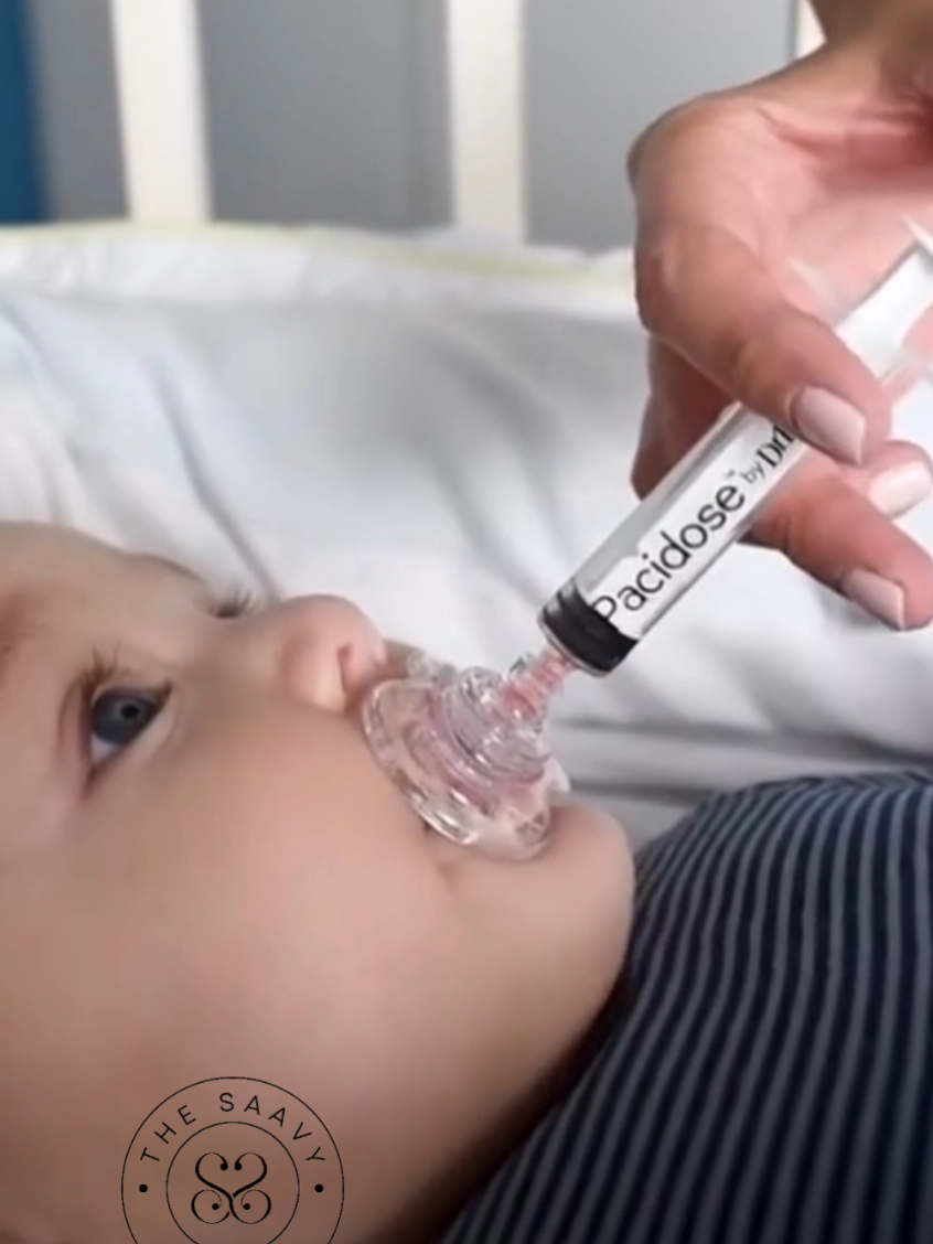 𝘾𝙃𝙀𝘾𝙆 𝙁𝙐𝙇𝙇 𝘾𝘼𝙋𝙏𝙄𝙊𝙉!  Pacifier medicine dispenser 👶💊 makes giving liquid meds easy 😌 stress-free 🍼 accurate dosing every time. 𝐏𝐑𝐎𝐃𝐔𝐂𝐓 𝐃𝐄𝐓𝐀𝐈𝐋𝐒: ▪︎ ᴄʟɪᴄᴋ ᴏɴ ʟɪɴᴋ ɪɴ ʙɪᴏ @thesaavyseeker ▪︎ ɢᴏ ᴛᴏ ᴄᴀᴛᴇɢᴏʀʏ ➡️ KIDS  #ShoppingOnline #BabyCare #ParentHacks #NewMomLife #InfantHealth  ©️ ᵛᶦᵈᵉᵒ ᶜʳᵉᵈᶦᵗ ᵇᵉˡᵒⁿᵍˢ ᵗᵒ ᵗʰᵉ ʳᵉˢᵖᵉᶜᵗᶦᵛᵉ ᵒʷⁿᵉʳ⁽ˢ⁾ - ᵖˡᵉᵃˢᵉ ᶜᵒⁿᵗᵃᶜᵗ ᶠᵒʳ ᶜʳᵉᵈᶦᵗ ᵒʳ ʳᵉᵐᵒᵛᵃˡ