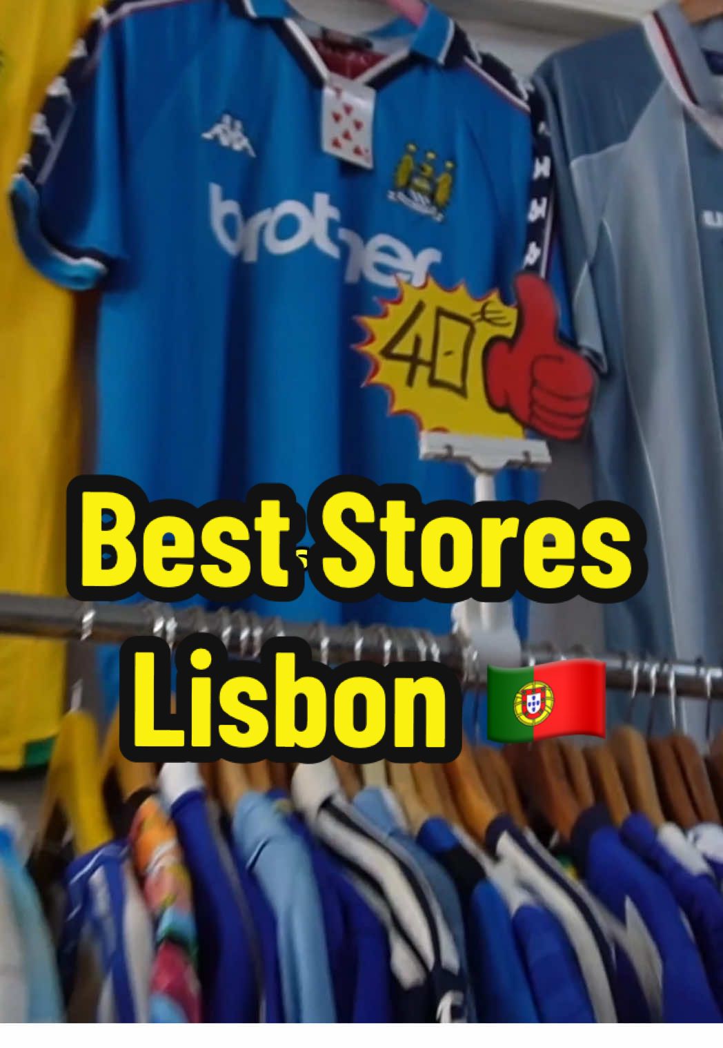 Best Football Shirt Stores in Lisbon 🇵🇹👕 #lisboa #portugal #portugal🇵🇹 #footballshirt #football 