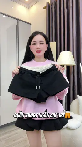 Quần đùi hách dáng mờ lem lắm mí bà🥰#fyp #trending #review #xuhuong #viral 