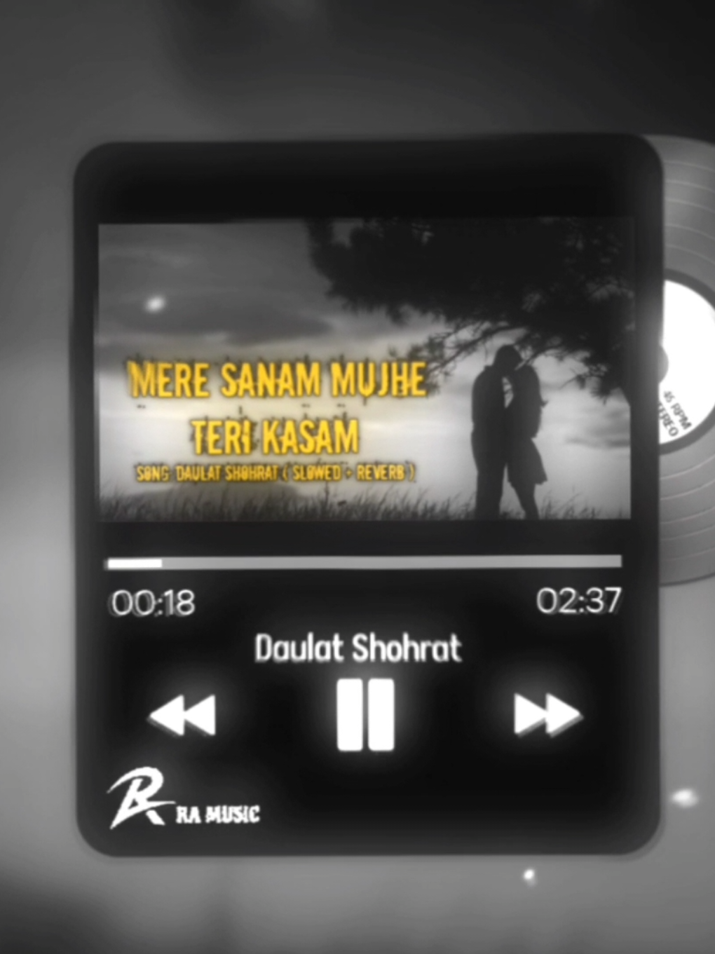 Mere sanam mujhe teri kasam  Daulat Shohrat Slowed And Reverb Full Song #daulatshohrat #fullsong #hendisong #slowedreverb #ra_music2_00 