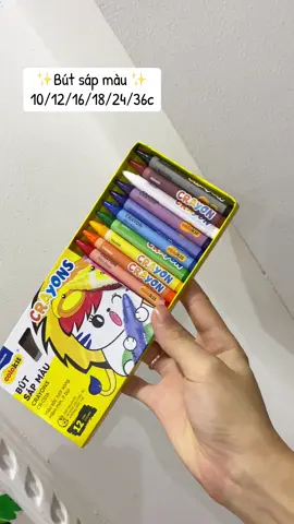 Bút sáp màu nhiều phân loại #dodunghoctap #xuhuong 