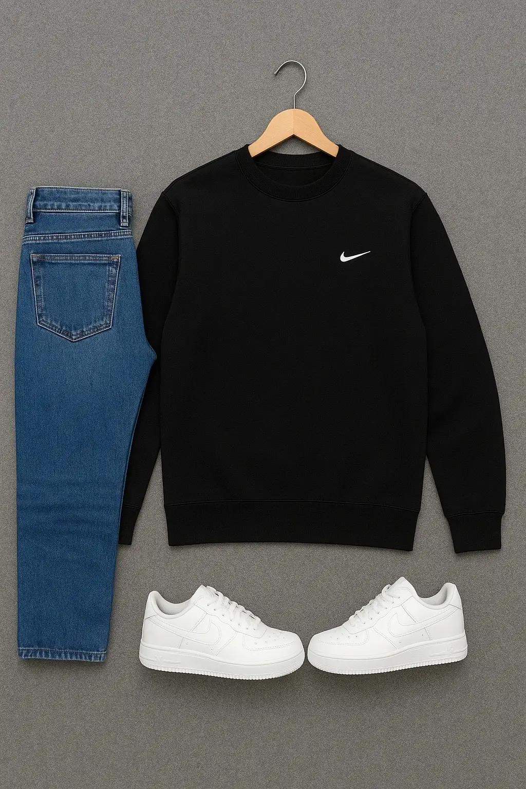✨ Outfit Idea of the Day ✨ Sweatshirt + Jeans + Sneakers = The ultimate casual streetwear combo 👟🔥 This look is: 🧥 Comfortable for all-day wear 👖 Effortlessly stylish 👟 Sneakers that keep it clean & versatile Perfect for uni, hangouts, coffee runs, or even a casual date. Simple, timeless & always on point ✅ Would you rock this fit? Comment 👇 #OutfitIdeas #StreetStyle #MensFashion #OOTD2025 #SneakerStyle