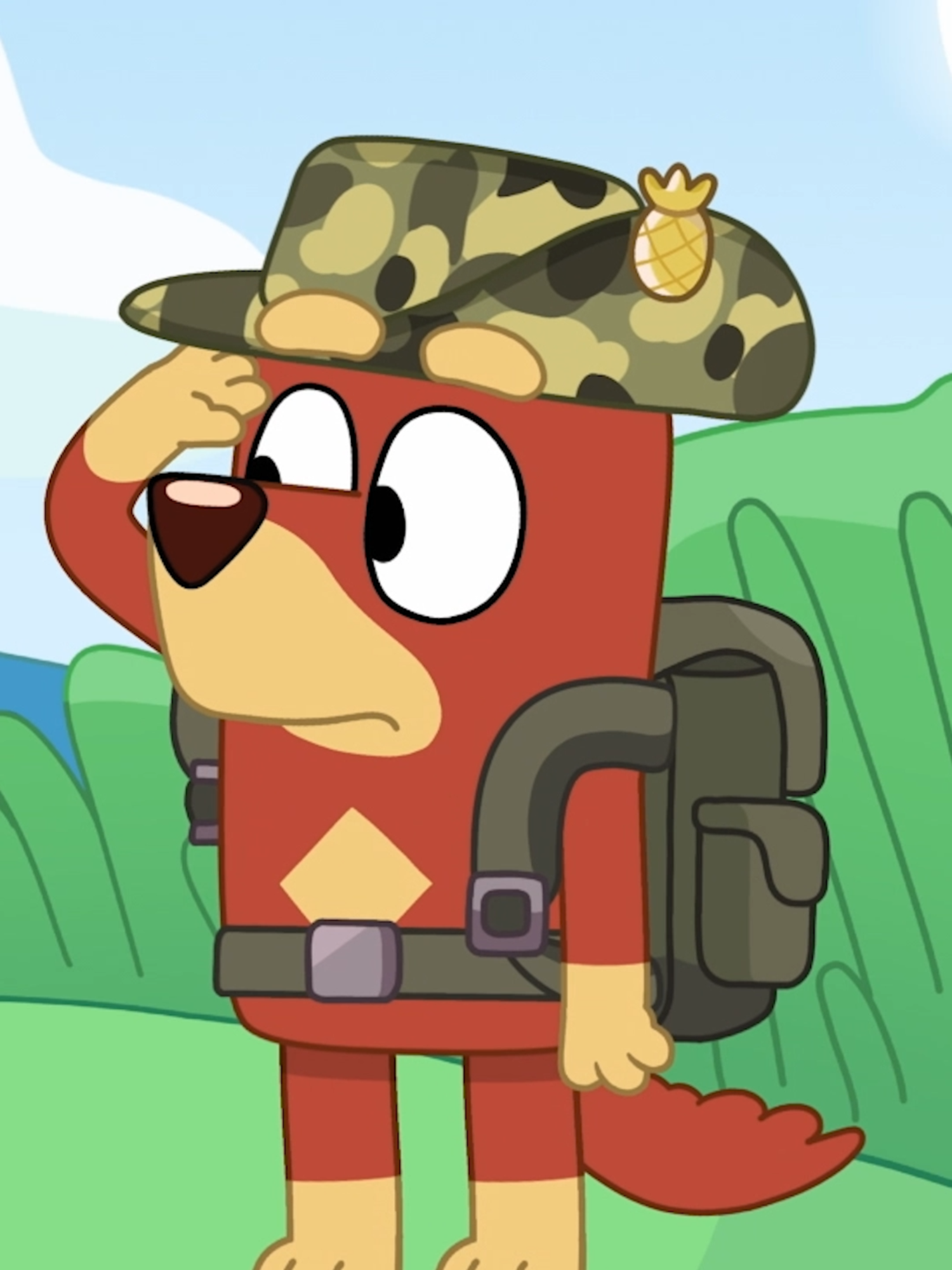 Yes sergeant Rusty 🫡  #BlueyTok