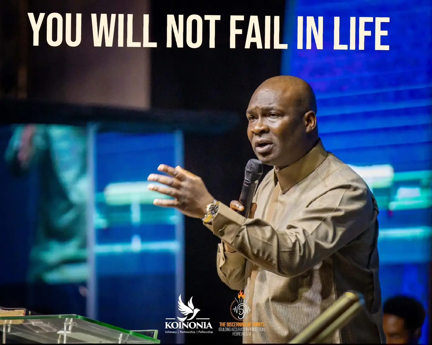 YOU WILL NOT FAIL IN LIFE  #koinoniaglobal #trendingnow #apostlejoshuaselman #fyp 