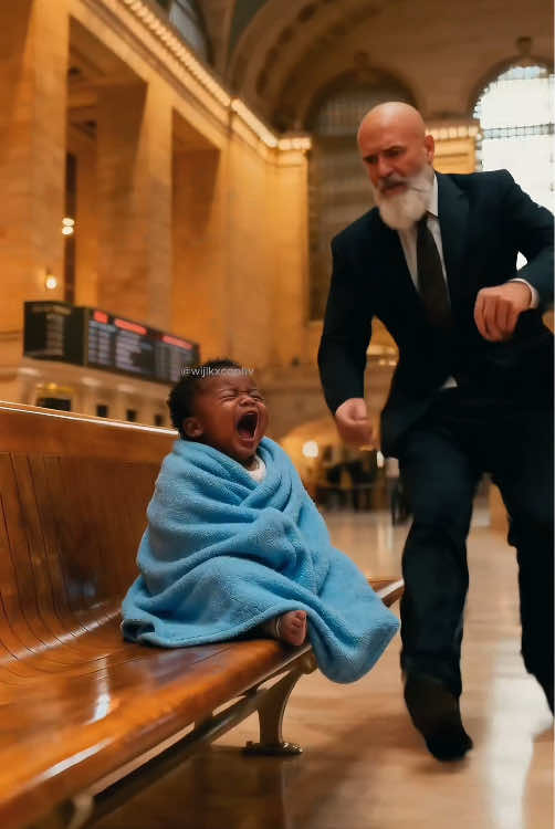 A young woman abandoned her newborn baby in the station concourse #baby #rescue #usa #help 