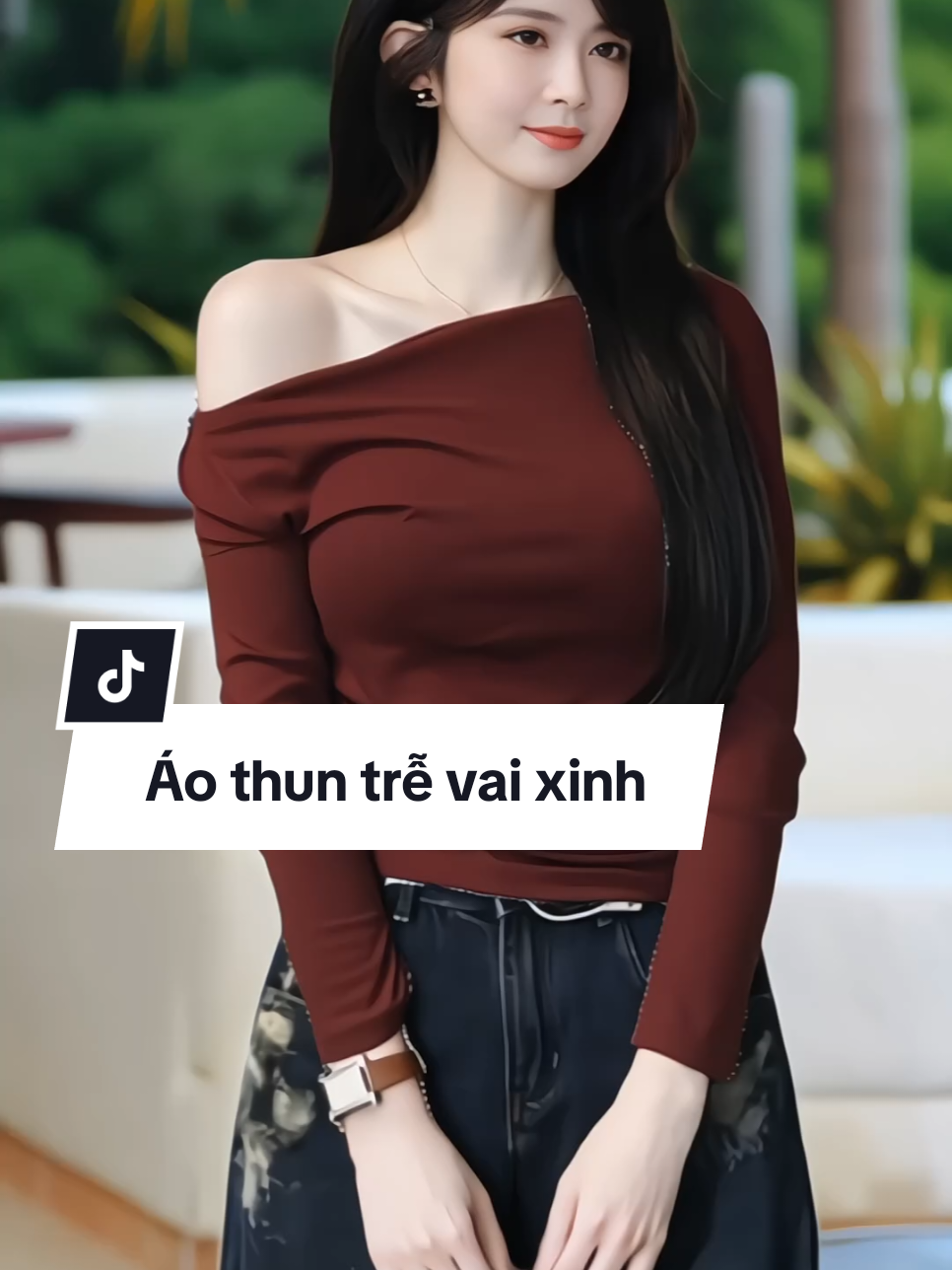 Áo thun bẹt vai, trễ vai nhún eo, chất thun mịn mát #aothuntrevai #aothunbetvai #aothunnu #aothunxinh #xuhuong 