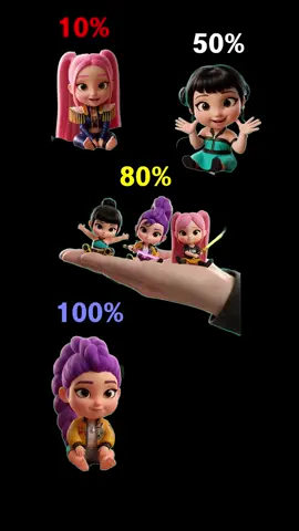 KPop Demon Hunters 아기 케릭터들! 성공 확률은 0.00755% 🤣🤣 