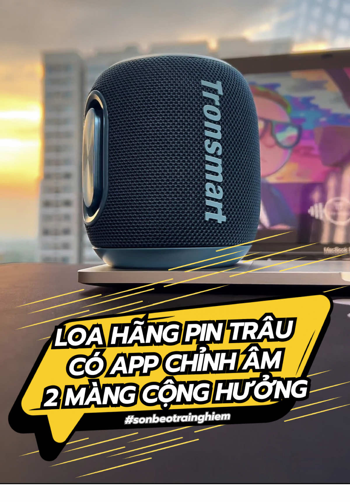 Rất ít mẫu loa trong phân khúc này có app điều chỉnh âm thanh riêng. #sonbeotrainghiem #tronsmart #loamini 
