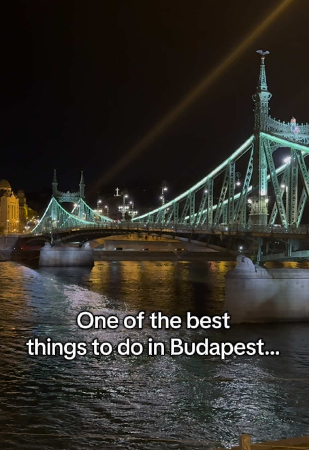 Walking along the Danube Promenade at night is one of the best things you can do in Budapest.  You get stunning views of the city lights!  Tip: bring a jacket! It’s usually cooler and it can be windy by the water.  And if you like, grab a bottle of wine, sit on a bench facing Buda and just enjoy the view 🍷 #budapest #budapestnight #budapestparliament #traveltips 