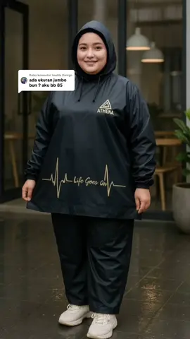Membalas @Imelda Divirgo untuk Bb 85 ambil di ukuran jumbo ya bun, promo jas hujan setelan raincoats model hoodie 