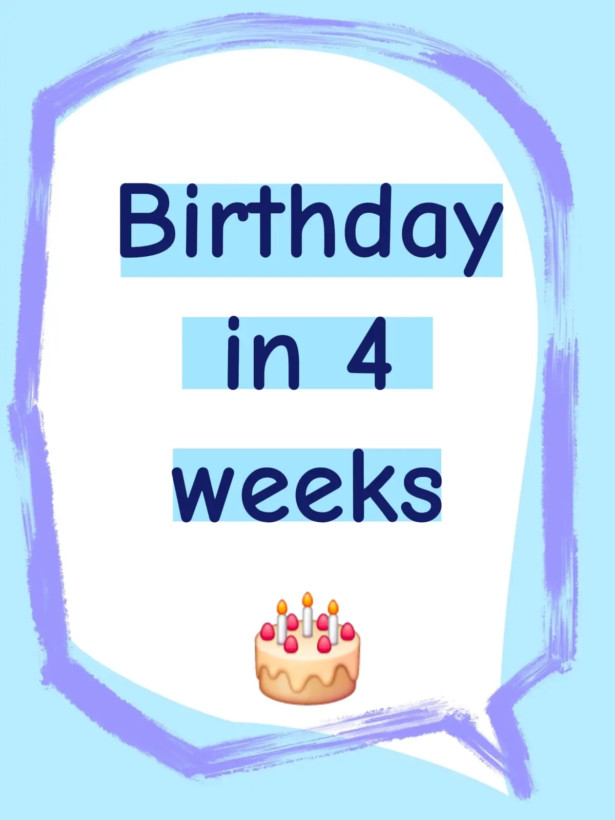 Birthday is almost here in 4 more weeks from today. Im ready 