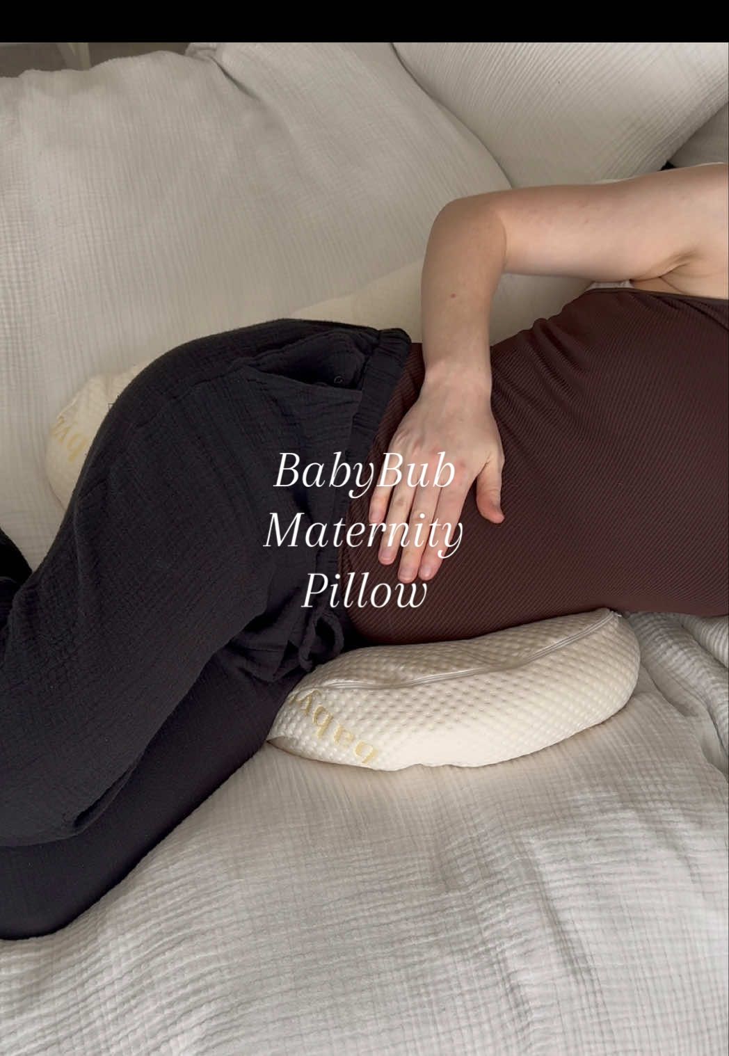 What have you found helps with sleep during pregnancy? I need support now so I can only imagine what it will be like another month down the line! #mumsoftiktok #mumtok #mumlife #motherhood #pregnant #babybub #maternitypillow @Babybub 