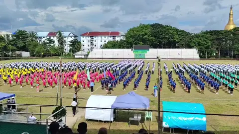 #ပဲခူးတိုင်းဒေသကြီး  #ကျောင်းသားအားကစားပွဲတော်ဖွင့်ပွဲ #အားကစားသစ္စာအဓိဌာန်ရွတ်ဆိုခြင်း 