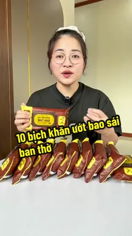Combo 10 bịch khăn ướt bao sái bàn thờ tiện lợi giá tốt #hacogihot #khanuotbaosai #khanuotbaosaibantho  @Hà Có Gì Hot ? 