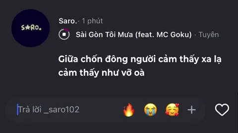 Giữa chốn đông người cảm thấy xa lạ #_saro102 #lyrics #nhachaymoingay 