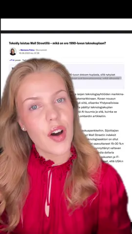 Nähdäänkö pörsseissä tällä hetkellä tekoälykuplaa? 😏💰 Ei ainakaan Inderesin ekonomistin Marianne Palmun mukaan🤭 Inderesin aamukirjeestä nää Mariannen makrokommentit on ihan omia suosikkeja! ☺️ @Inderes 