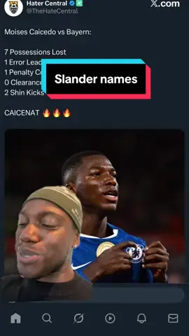 These are the best slander names I’ve ever seen #messi #caicedo #huijsen #raphinha #isak 