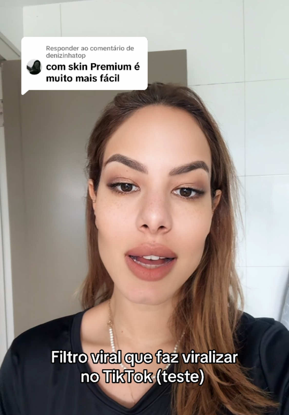 Respondendo a @denizinhatop filtro viral que viraliza contas no TikTok (trend) #fy #filtroviral 