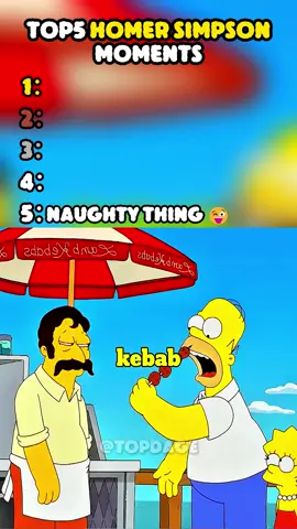 Homer Simpson's funny moments#top5 #simpsons #thesimpsons #fyp 