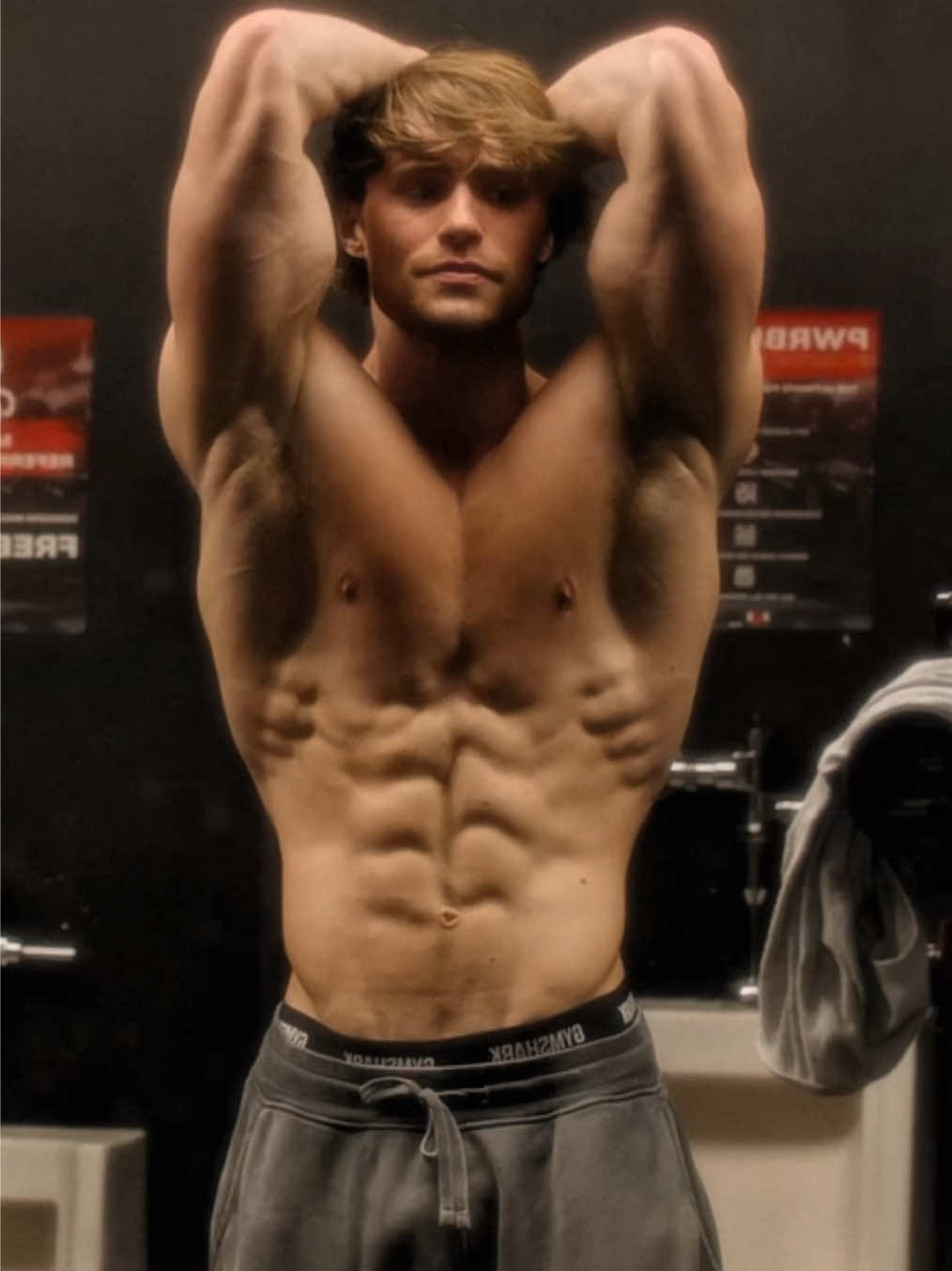 Fav pose #davidlaid #aesthetic #gym #shredded #fyp 