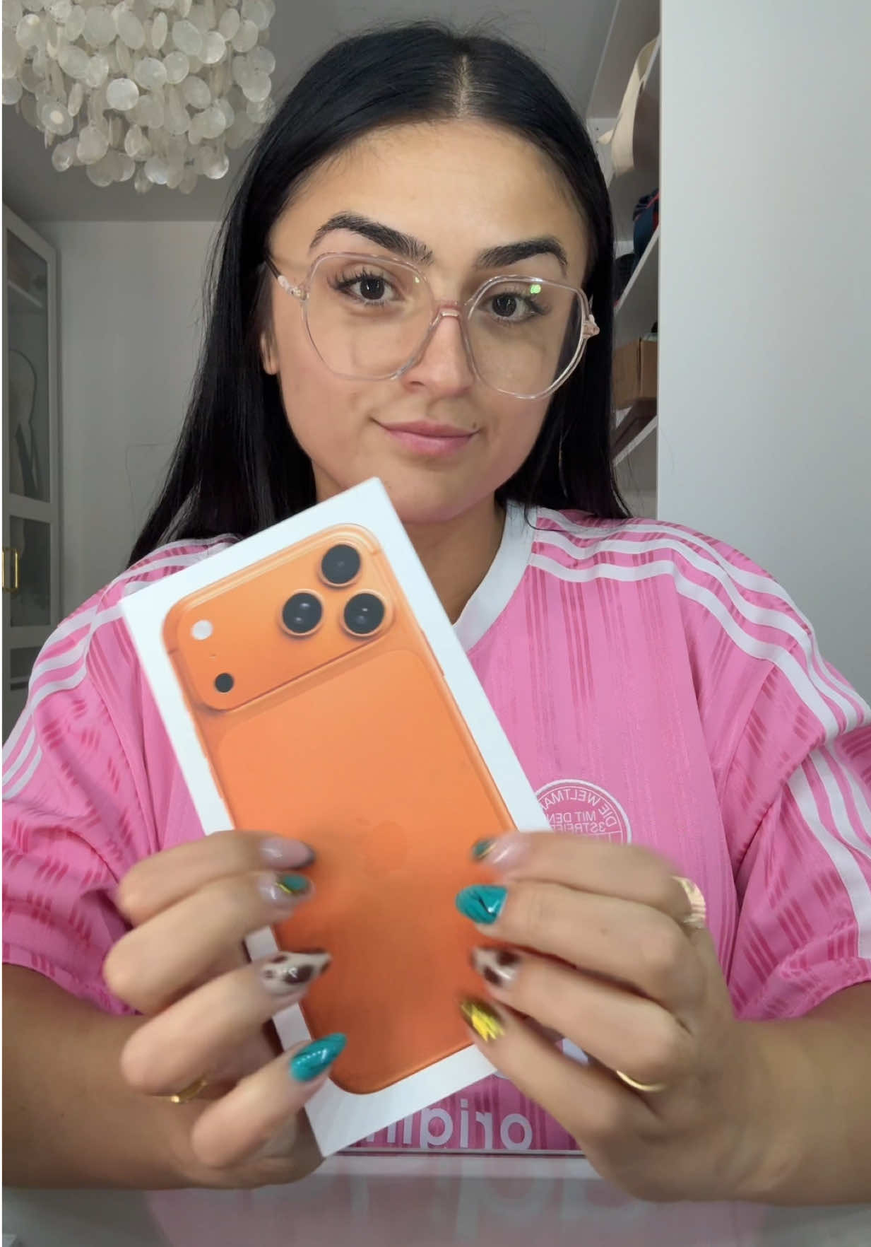 J’ai craqué pour l’iPhone 17 Pro Max 2to !!! 🧡 #iphone17promax 