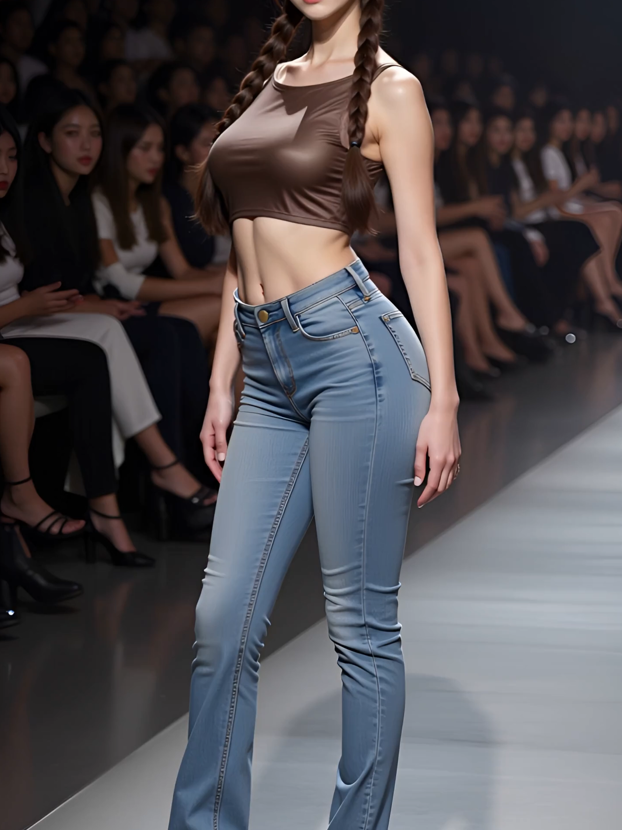 한 번, 두 번... 어느새 N번째 보는 런웨이!! #model #fashionshow #fyp #fy