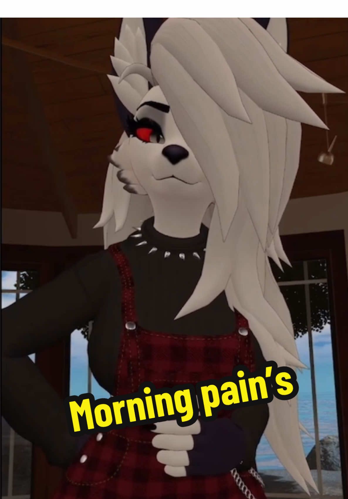 Morning Backpains are the worst🤕#vrchat #furrytiktok #funnymoments #furrybeans #furrycommunity 