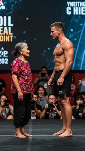 Grandma fighting not my video credits to @Benjamin Davis #ai #grandma #foryoupage #fighting #boxing 