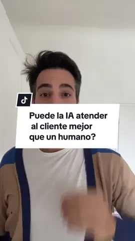 Puede la IA atender  al cliente mejor  que un humano? #ia #agenciademarketing #contactcenter #cliente #chatgpt 