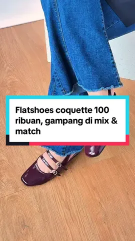 Gak bakal rugi punya 1. Tapi wajib upsize ya 🫶🏻 #ZODE #flatshoes #viral #fyp 