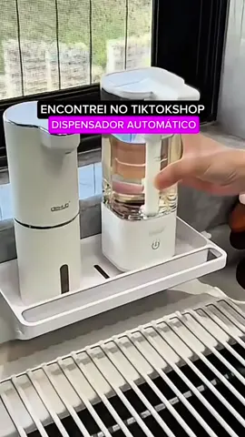Depois desse dispensador nunca mais gastei sabonete atoa #tiktokshop #dispensadoresautomaticos #cozinha 