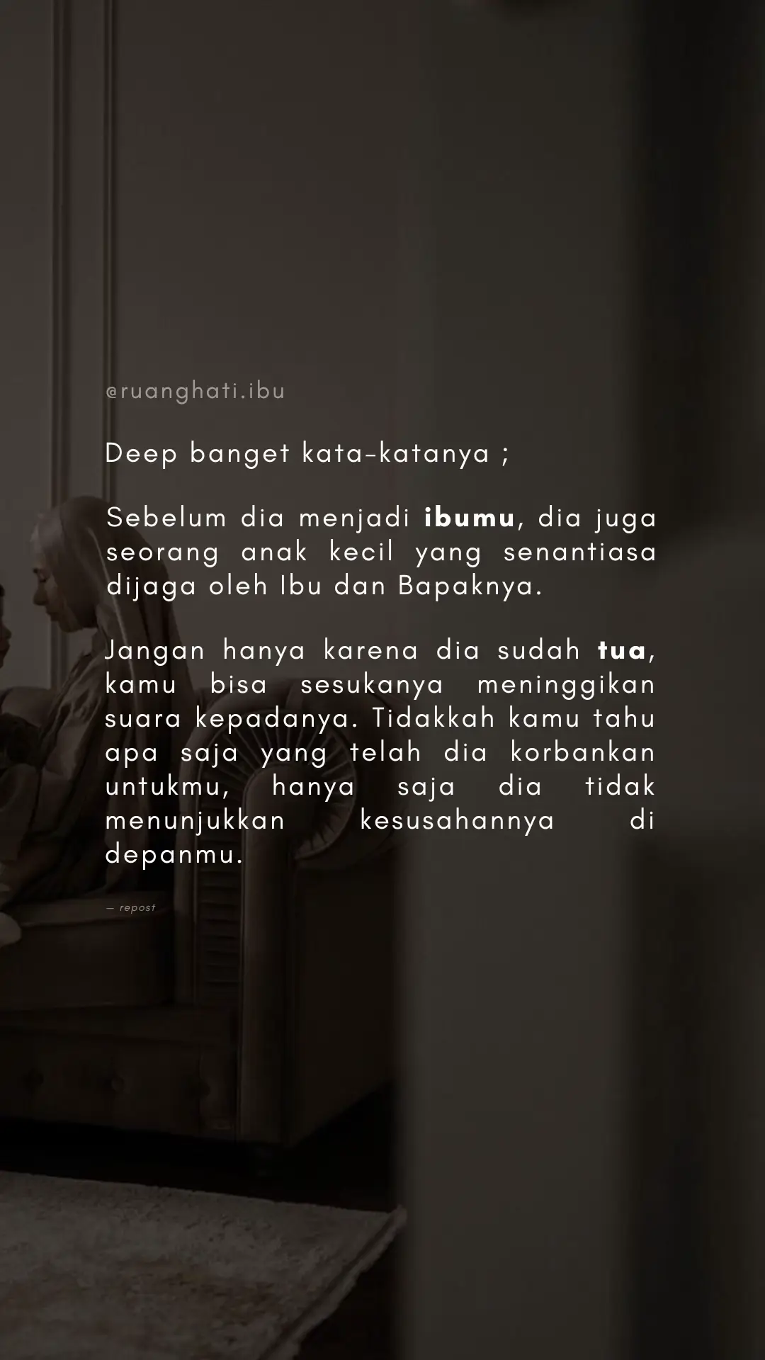 🥺 #cintaibu #RuangIbu #ibudananak #kasihibu #momslife 