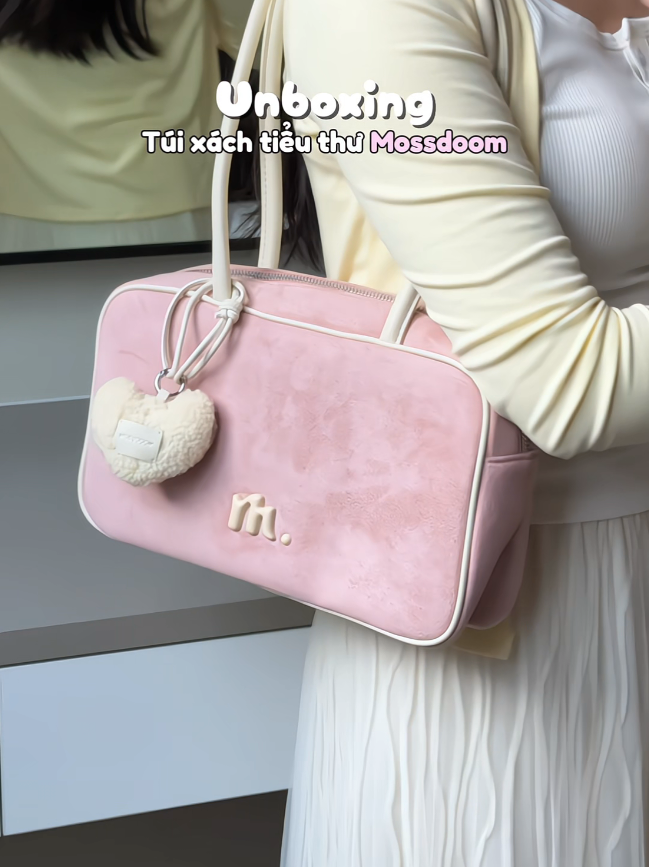 Chiếc túi xinh dành cho các nàng mê vibes tiểu thư là đây 🥰🥰 #unboxing #review #tuixachnu #tuideovai #mossdoom 